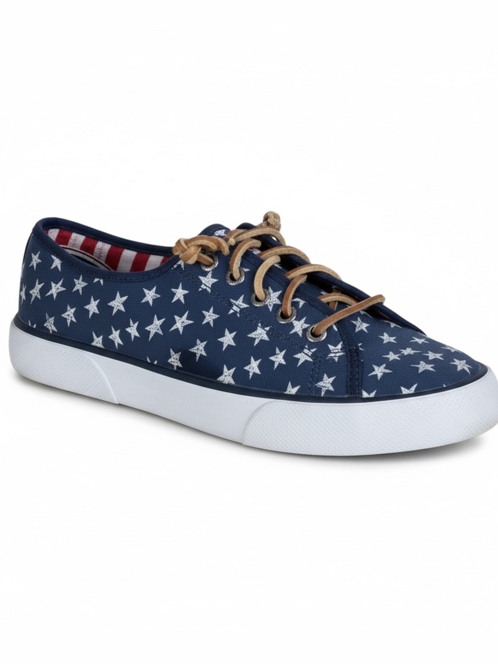 Sperry Women’s Star Print Sneakers 6.5M 🇺🇸 Patriotic 4th of July Summer Shoes